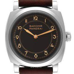 Panerai Brown Stainless Steel Radiomir PAM00790 Manual Winding Men's Wristwatch 47 mm