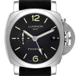 Panerai Black Stainless Steel Luminor PAM00535 Automatic Men's Wristwatch 42 mm