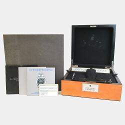 Panerai Black Stainless Steel Luminor Regatta Laureus Automatic PAM00107 Men's Wristwatch 43 MM