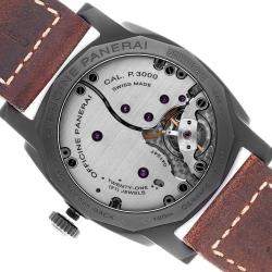 Panerai Black Ceramic Radiomir PAM00577 Manual Winding Men's Wristwatch 47 mm