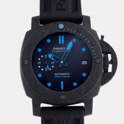 Panerai Black Carbotech Submersible PAM00960 Automatic Men's Wristwatch 42 mm