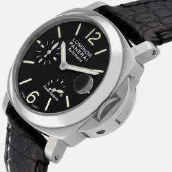 Panerai Black Stainless Steel Luminor PAM00241 Automatic Men's Wristwatch 40 mm