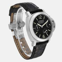 Panerai Black Stainless Steel Luminor PAM00241 Automatic Men's Wristwatch 40 mm