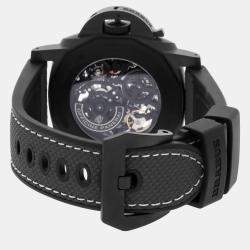 Panerai Skeleton Carbon Luminor Submersible PAM01240 Automatic Men's Wristwatch 47 mm