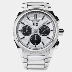 Parmigiani Fleurie Tonda GT PFC906 Automatic White Stainless Steel Men's Wristwatch 42 mm