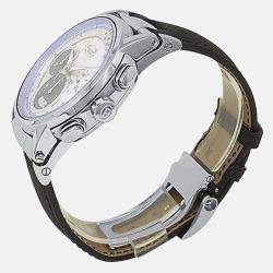 Pre Owned Parmigiani Fleurier Transforma PFC228-0000100-XA1432-000000E Automatic Silver Dial Stainless Steel Wristwatch 43 mm