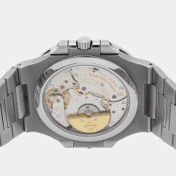 Patek Philippe Blue Stainless Steel Nautilus 3712/1A-001 Automatic Men's Wristwatch 42 mm