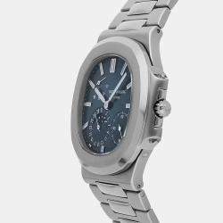 Patek Philippe Blue Stainless Steel Nautilus 3712/1A-001 Automatic Men's Wristwatch 42 mm