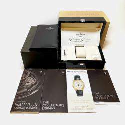 Patek Philippe Blue 18k Rose Gold Stainless Steel Nautilus 5980/1AR-001 Automatic Men's Wristwatch 40 mm