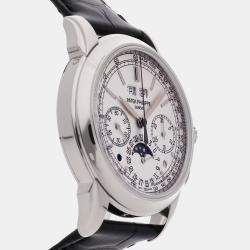 Patek Philippe Silver 18k White Gold Grand Complications 5270G-018 Manual Winding Men's Wristwatch 41 mm