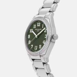 Patek Philippe Green Stainless Steel Twenty-4 7300/1200A-011 Automatic Men's Wristwatch 36 mm