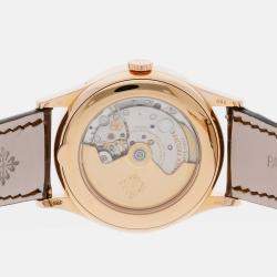 Patek Philippe Silver 18k Rose Gold Complications 5396R-011 Automatic Men's Wristwatch 38 mm