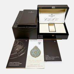 Patek Philippe Black 18k Rose Gold Complications Annual Calendar 5961R-010 Men's Wristwatch 40 mm