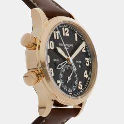 Pre-Owned Patek Philippe Calatrava Pilot Travel Time 7234R-001