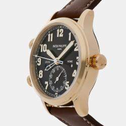 Pre-Owned Patek Philippe Calatrava Pilot Travel Time 7234R-001