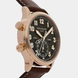Patek Philippe Complications Calatrava Pilot Travel Time "Tiffany & Co." Men's Watch 42 mm Automatic Men's Wristwatch 42 MM
