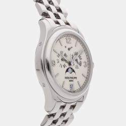 Pre-Owned Patek Philippe Complications Annual Calendar Moon Phases Men's Watch 39 mm