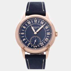 Pre-Owned Patek Philippe Complications 24-Hour Display Travel Time Men's Watch 42 mm