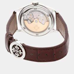 Pre-Owned Patek Philippe Complications Annual Calendar Moon Phases Automatic Men's Watch 39 mm