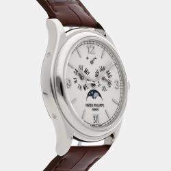 Pre-Owned Patek Philippe Complications Annual Calendar Moon Phases Automatic Men's Watch 39 mm