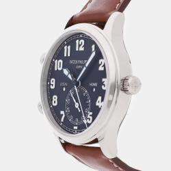 Pre-Owned Patek Philippe Complications Calatrava Pilot Travel Time 5524G-001 42 mm
