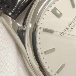 Patek Philippe White White Gold Calatrava 5127G-001 Automatic Men's Wristwatch 37mm
