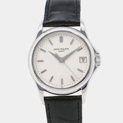 Patek Philippe White White Gold Calatrava 5127G-001 Automatic Men's Wristwatch 37mm