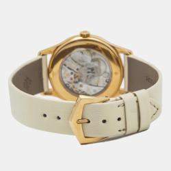 Patek Philippe  Calatrava 4897R-010 Cream Dial Rose Gold Manual Winding Men's Wristwatch 33 mm