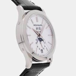 Pre-Owned Patek Philippe Complications Annual Calendar Moon Phases 5396G-011 38.5 mm