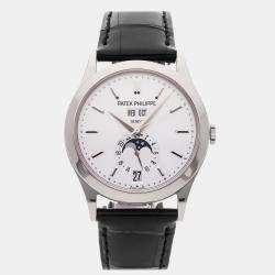 Pre-Owned Patek Philippe Complications Annual Calendar Moon Phases 5396G-011 38.5 mm