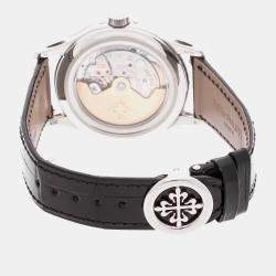 Pre-Owned Patek Philippe Complications Annual Calendar Moon Phases 5205G-013 40 mm
