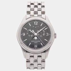 Pre-Owned Patek Philippe Complications Annual Calendar Moonphases 5146/1G-010 Automatic Men's Watch 39 mm