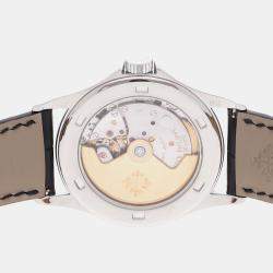Pre Owned Patek Philippe Calatrava 5108G Automatic White Gold White Dial Men's Wristwatch 37mm