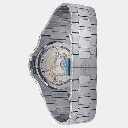 Pre Owned Patek Philippe Nautilus 5740/1G-001 Automatic Blue 18k White Gold Men's Wristwatch 40 mm