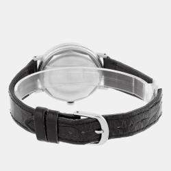 Pre Owned Patek Philippe Calatrava 3445G Automatic Blue 18k White Gold Men's Wristwatch 35 mm