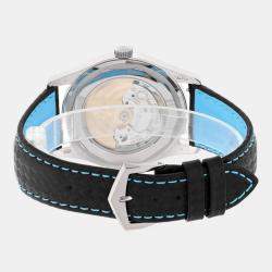 Pre Owned Patek Philippe Calatrava 6007G-011 Automatic Black 18k White Gold Men's Wristwatch 40 mm