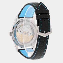 Pre Owned Patek Philippe Calatrava 6007G-011 Automatic Black 18k White Gold Men's Wristwatch 40 mm