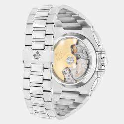 Pre Owned Patek Philippe Nautilus 5980/1A-001 Automatic Blue Stainless Steel Men's Wristwatch 44 mm