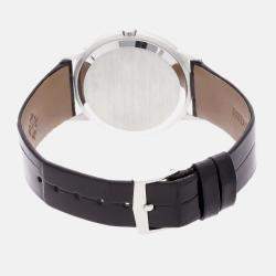 Pre Owned Patek Philippe Calatrava 3590 Automatic Blue 18k White Gold Women’s Wristwatch 35 mm