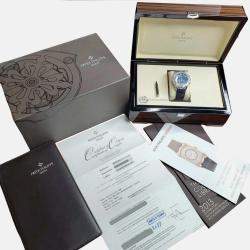 Pre Owned Patek Philippe Complications 5961P Automatic Blue Diamond Platinum Men’s Wristwatch 40.5 mm