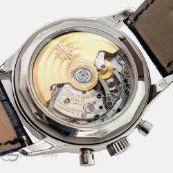 Pre Owned Patek Philippe Complications 5961P Automatic Blue Diamond Platinum Men’s Wristwatch 40.5 mm