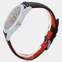 Pre Owned Patek Philippe Calatrava 6007G-010 Automatic Black 18K White Gold Men’s Wristwatch 40 mm