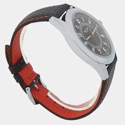 Pre Owned Patek Philippe Calatrava 6007G-010 Automatic Black 18K White Gold Men’s Wristwatch 40 mm