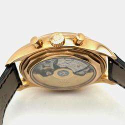Pre Owned Patek Philippe Annual Calendar 5960R-010 Automatic Silver 18K Rose Gold Men's Wristwatch 40.5 mm