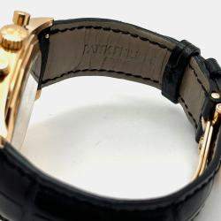 Pre Owned Patek Philippe Annual Calendar 5960R-010 Automatic Silver 18K Rose Gold Men's Wristwatch 40.5 mm
