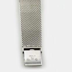 Pre Owned Patek Philippe Ellipse Jumbo 3605 Automatic Blue 18K White Gold Men's Wristwatch 33 mm