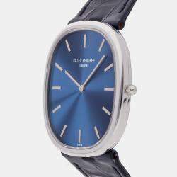 Pre Owned Pre-Owned Patek Philippe Golden Ellipse 5738P-001 Men's Watch Automatic 34 mm x 39 mm