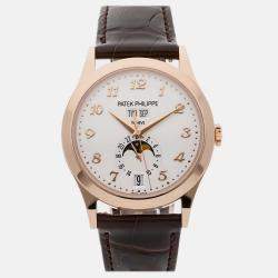 Pre Owned Pre-Owned Patek Philippe Complications Annual Calendar Moonphase 5396R-012 Automatic Men's Watch 38 mm