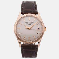 Pre Owned Pre-Owned Patek Philippe Calatrava 5296R-010 Automatic Men's Watch 38 mm