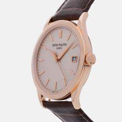 Pre Owned Pre-Owned Patek Philippe Calatrava 5296R-010 Automatic Men's Watch 38 mm